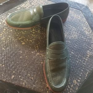 Cole Haan Green Loafers